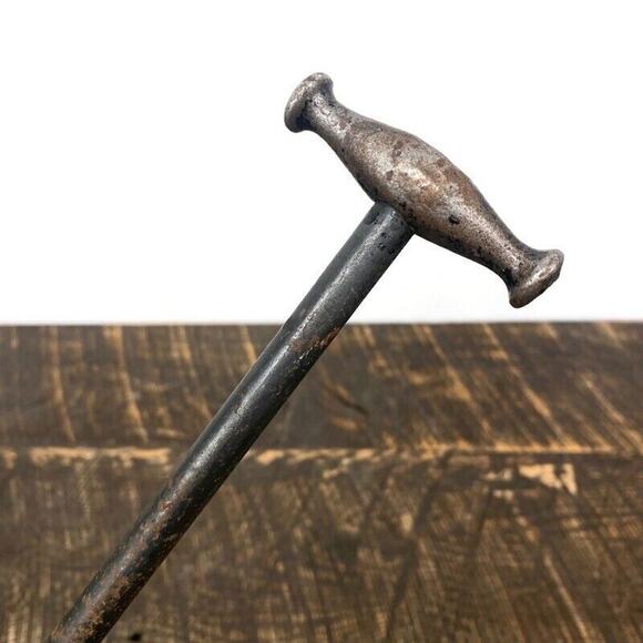 Antique Wooden Shoe Stretcher Maple Wood Cast Iron Handle Rustic Primitive Decor - Picture 4 of 13